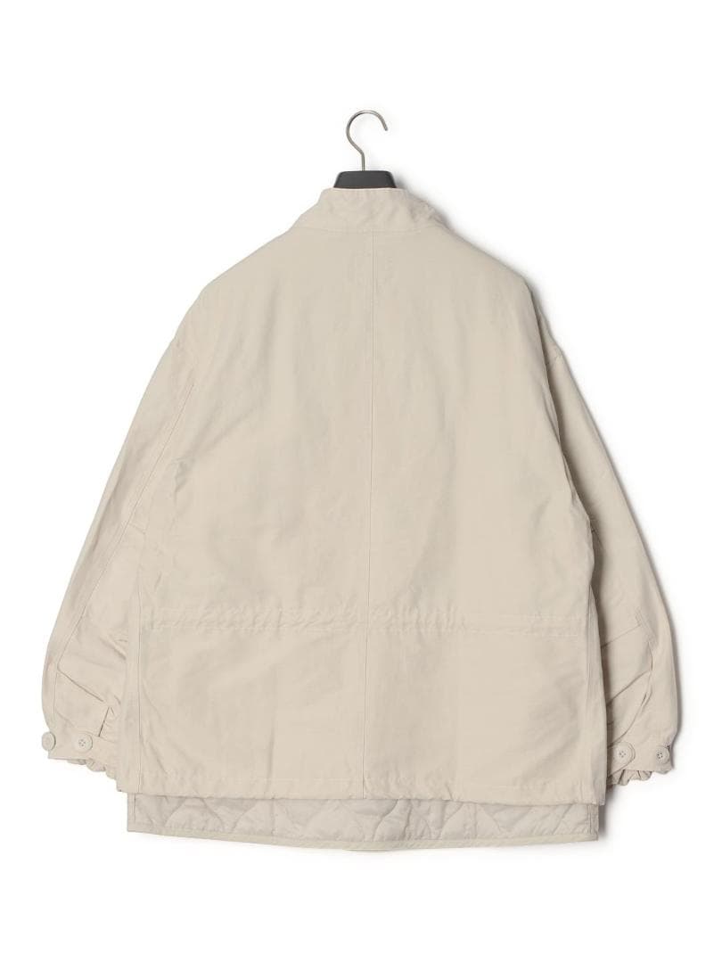 新品タグ付き BEAMS ベージュ ショートモッズコート キルティング
