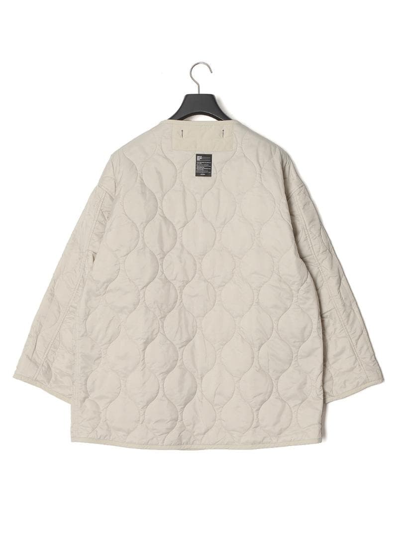 新品タグ付き BEAMS ベージュ ショートモッズコート キルティング