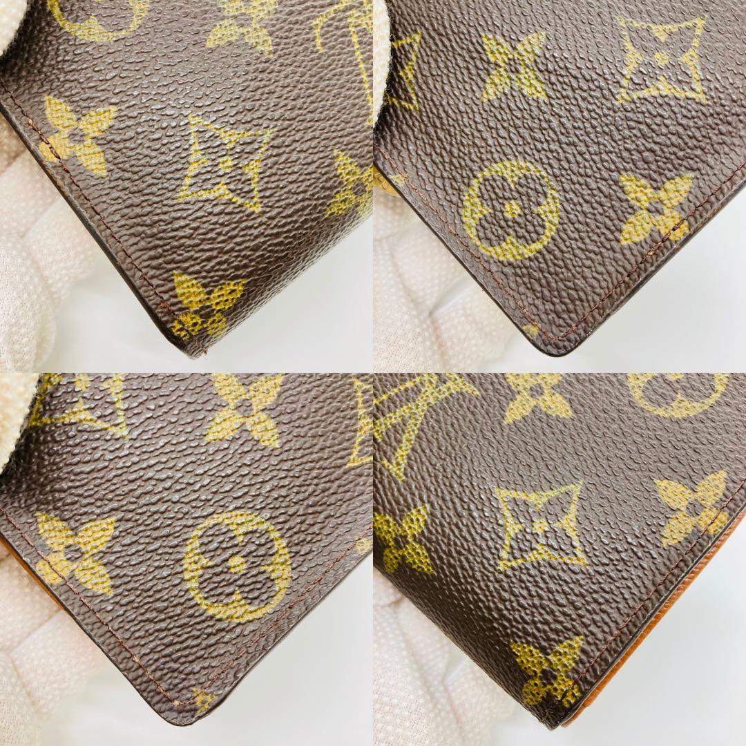 ルイヴィトン 二つ折り財布 ガマ口 モノグラム 財布 A968