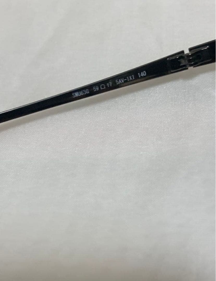 小物 miumiu Rimless glasses Rhinestone