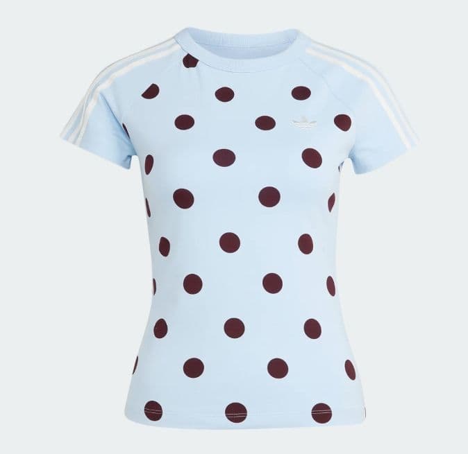 アディダス 水玉模様 Tシャツ Lサイズ
