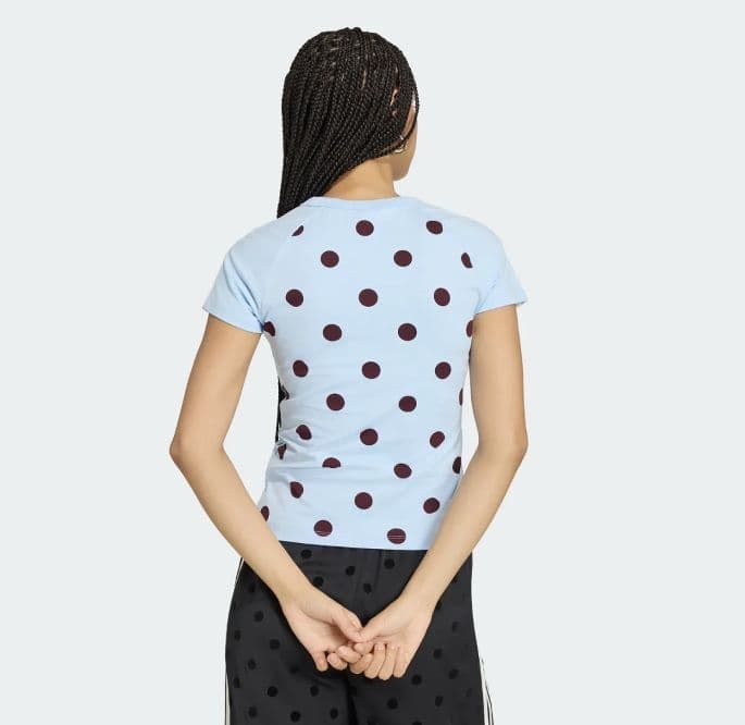 アディダス 水玉模様 Tシャツ Lサイズ