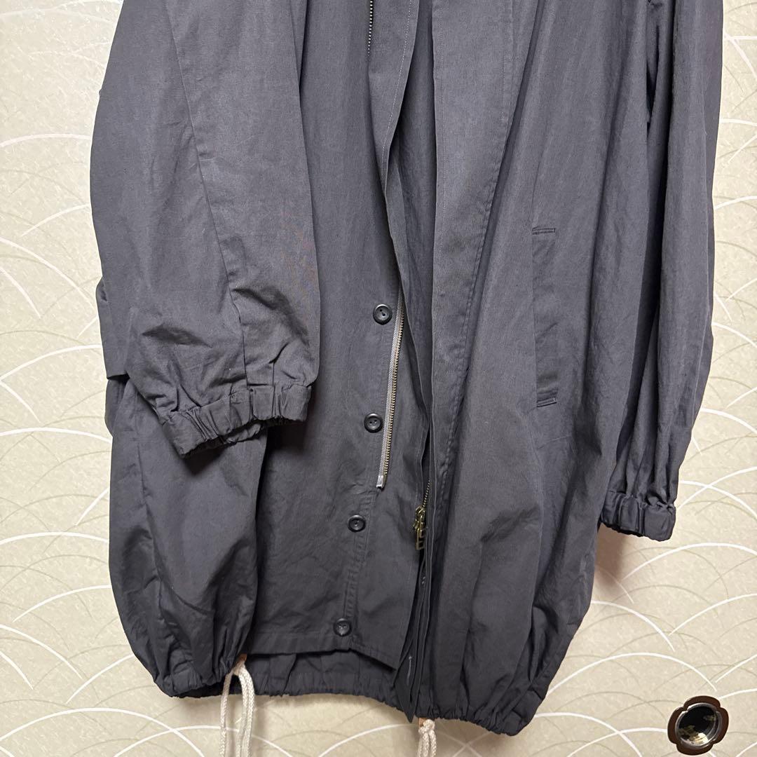 suzuki rakayuki anorak サイズ2 黒 モッズコート