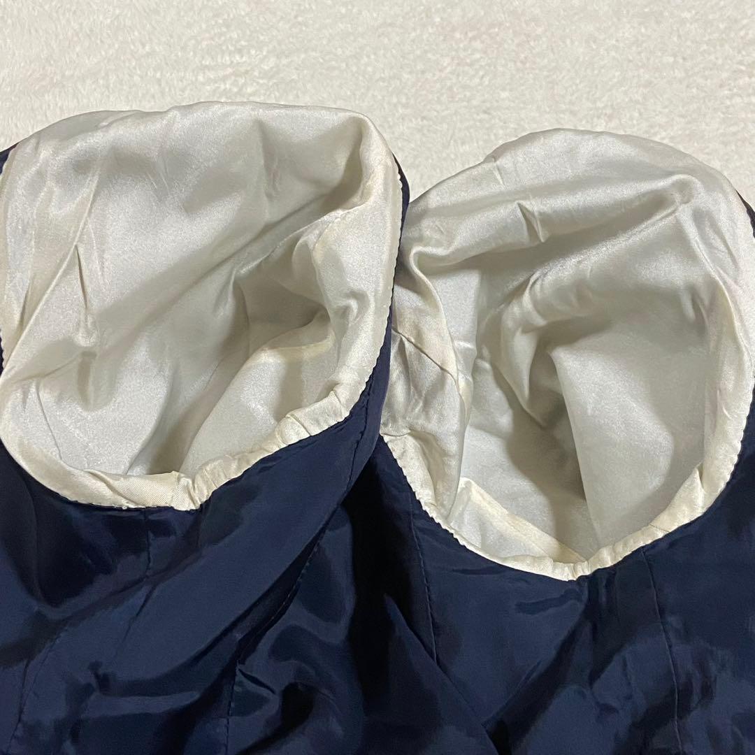 【美品】ブルックスブラザーズ ダブル 紺ブレ 金ボタン ネイビー Lサイズ
