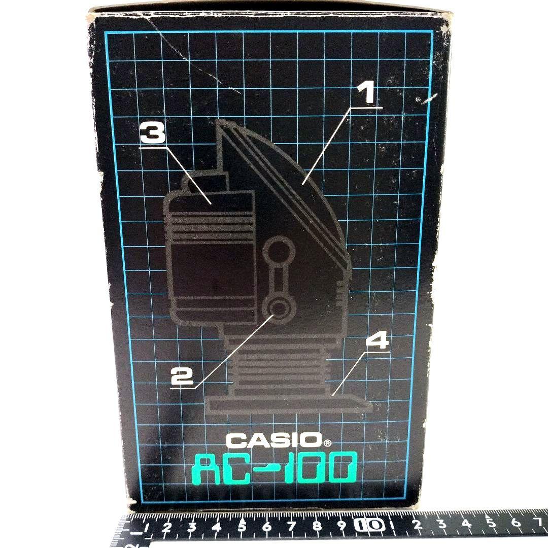 未使用　CASIO　カシオ AC-100 ロボットアクション アラーム クロック
