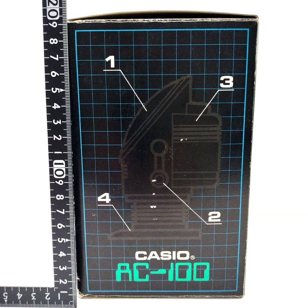 未使用　CASIO　カシオ AC-100 ロボットアクション アラーム クロック