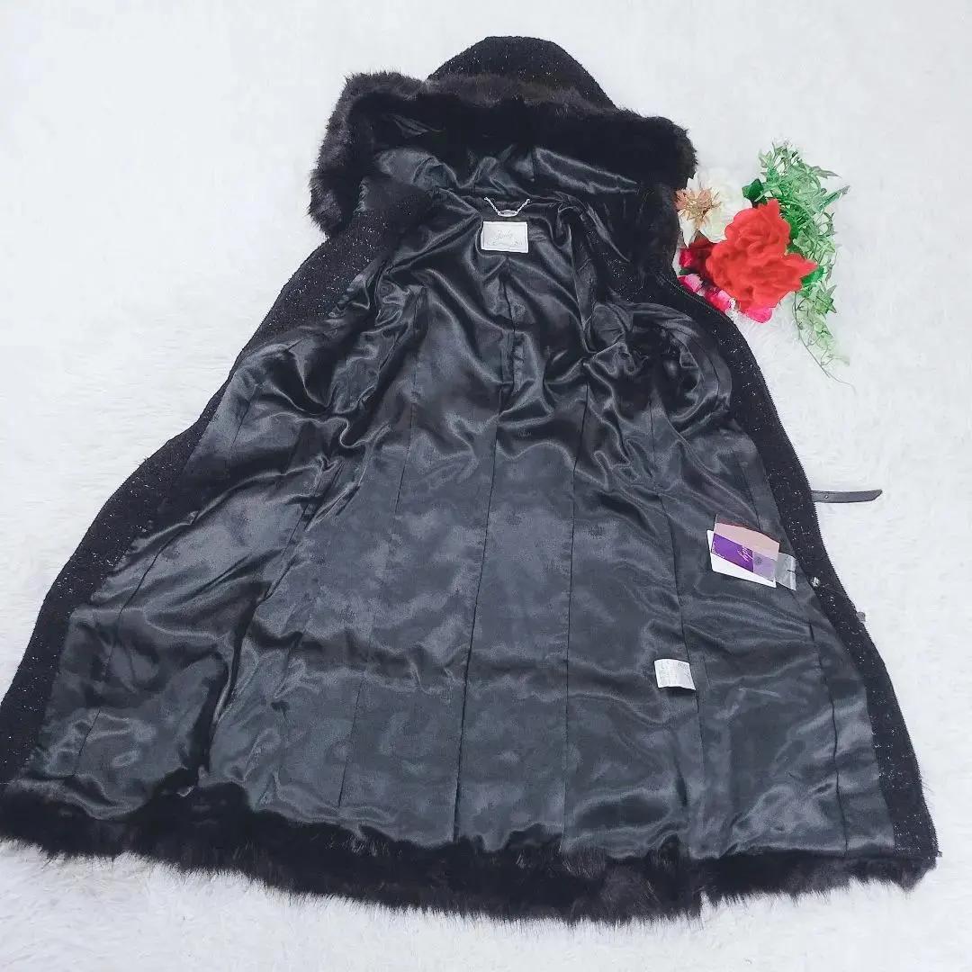 【定価49500】【タグ付き 未使用】 Rady ロングコート ベルト付 黒