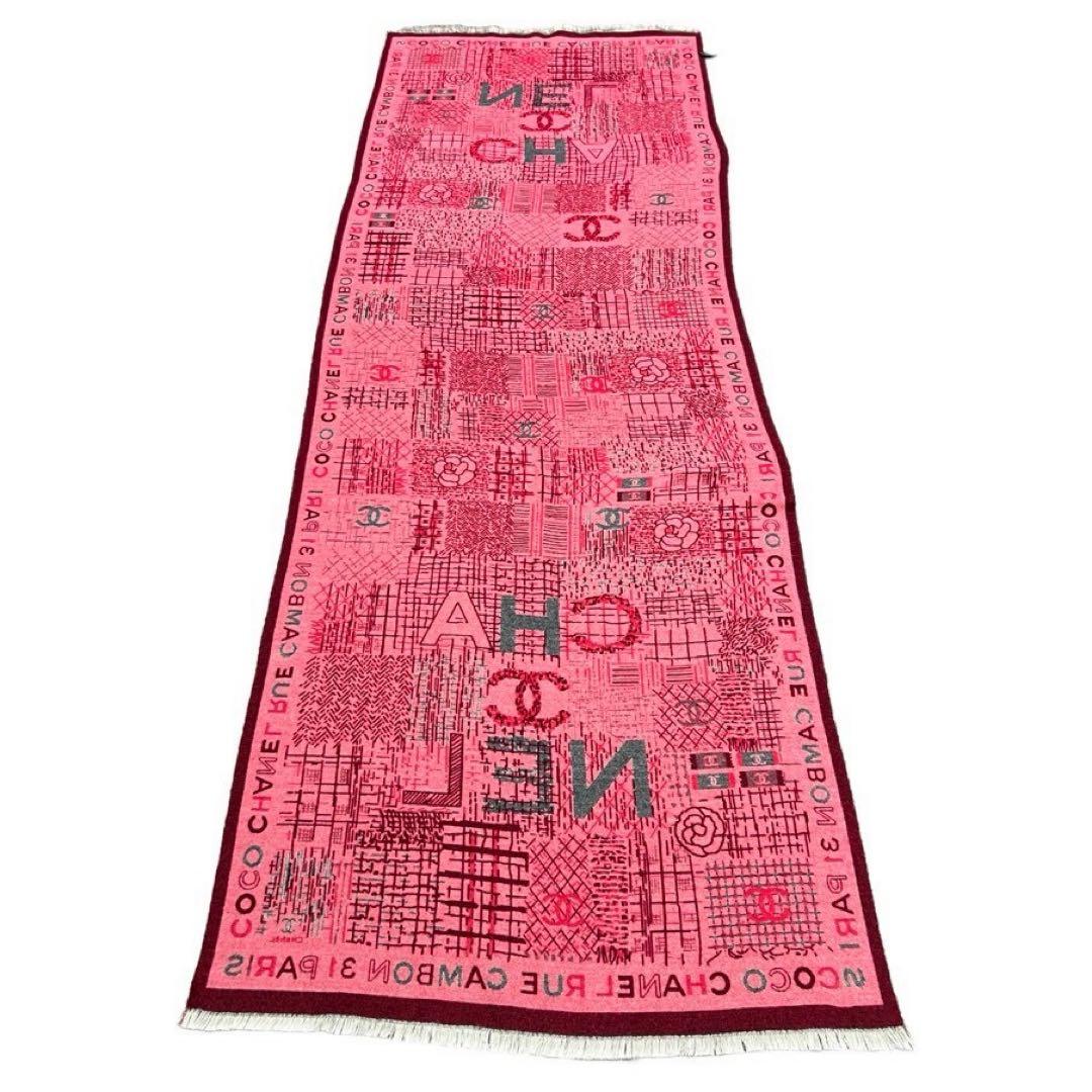 CHANEL シャネル ショール ストール カンボン ココマーク ロゴ カシミヤ