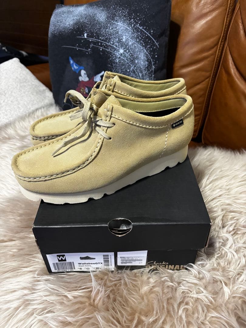 clarks wallabee GTX UK6 新品未使用　ワラビー　クラークス