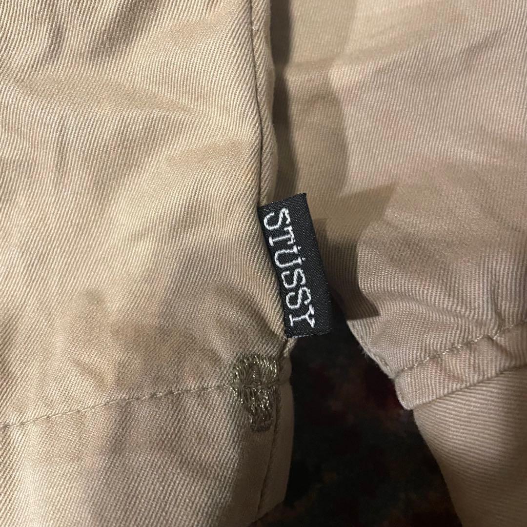 00s stussy 総柄刺繍　ドリズラージャケット　スカル　折れクラウン