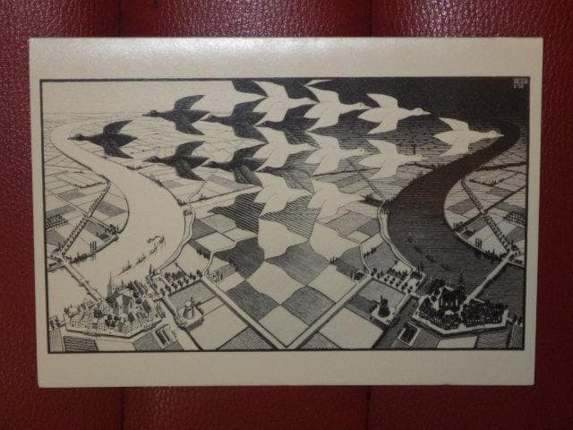 80’S★MC Escher★ビンテージ★トリックアート★エッシャー★騙し絵