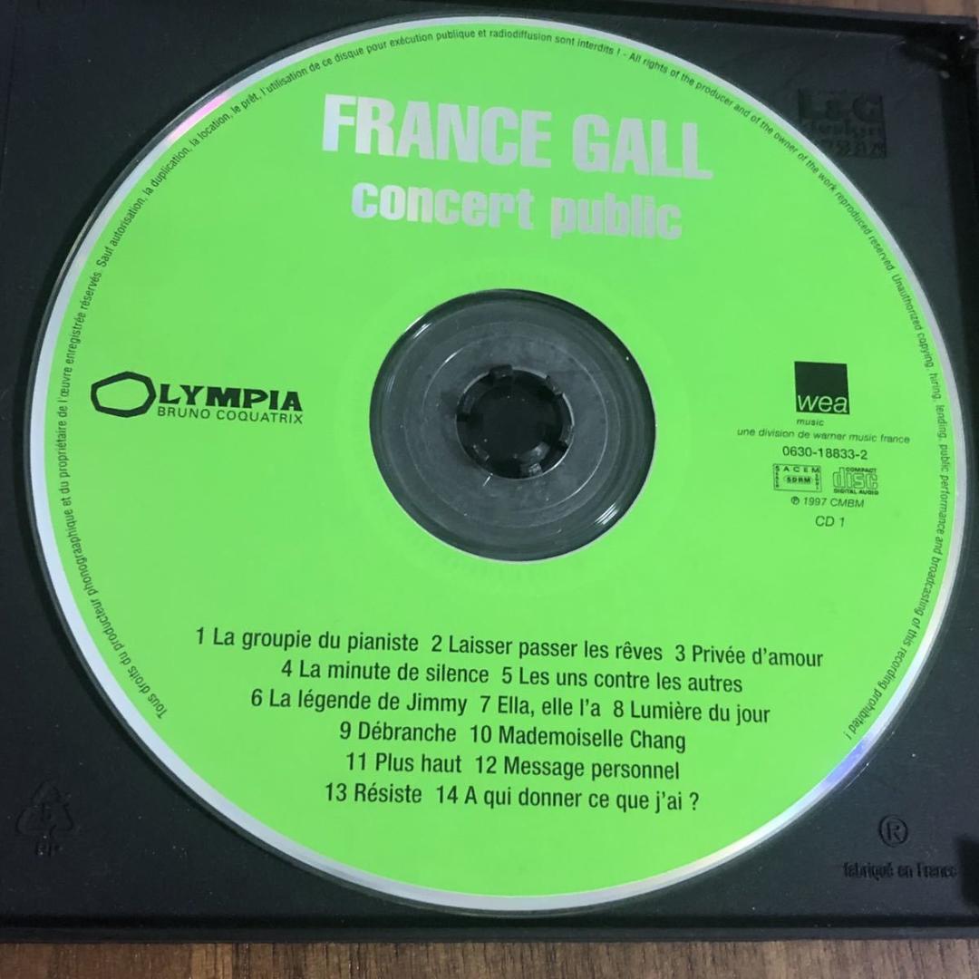 2CD！フランス・ギャル-Concert Priv/Concert Public
