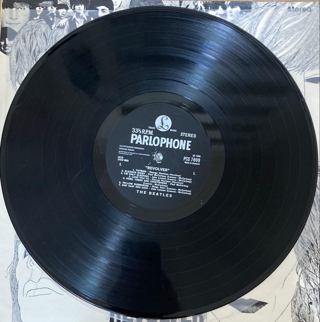稀少デンマーク極品ステレオ1st轟音リボルバーBeatlesビートルズレコード