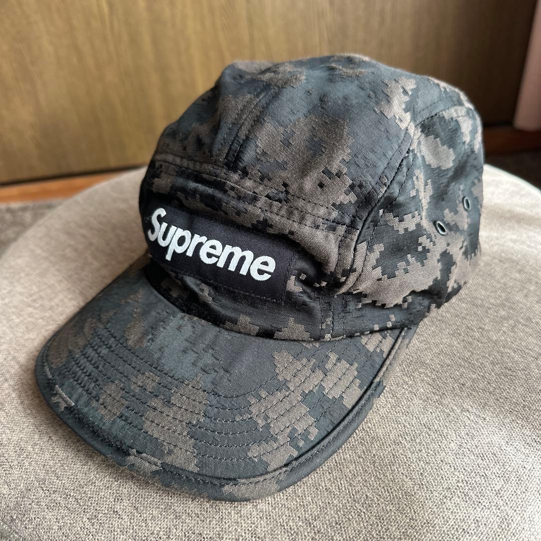 帽子 supreme 20SS Satin Digi Camp Cap
