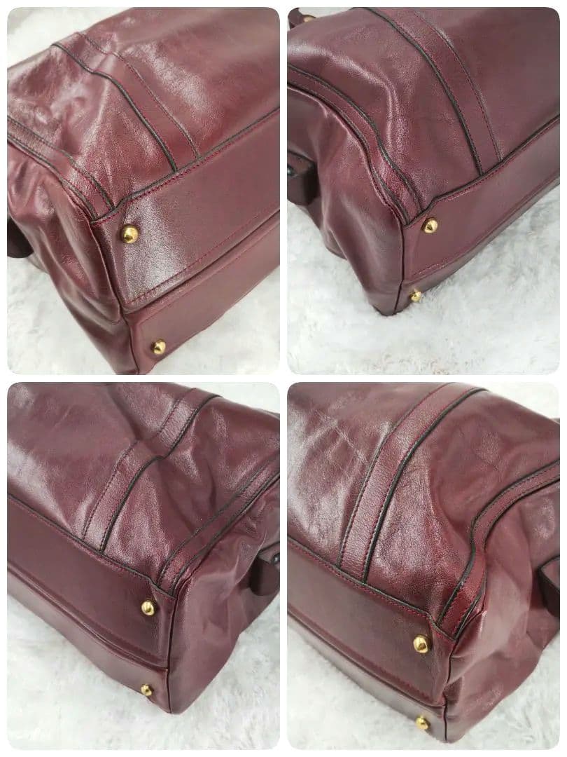 【美品✨】GOLD PFEIL ボストンバッグ レザー ブラウン 大容量