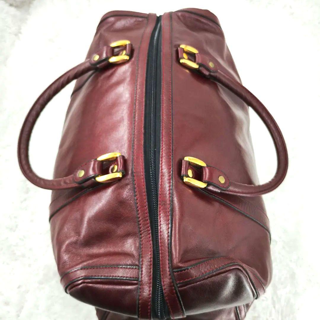 【美品✨】GOLD PFEIL ボストンバッグ レザー ブラウン 大容量