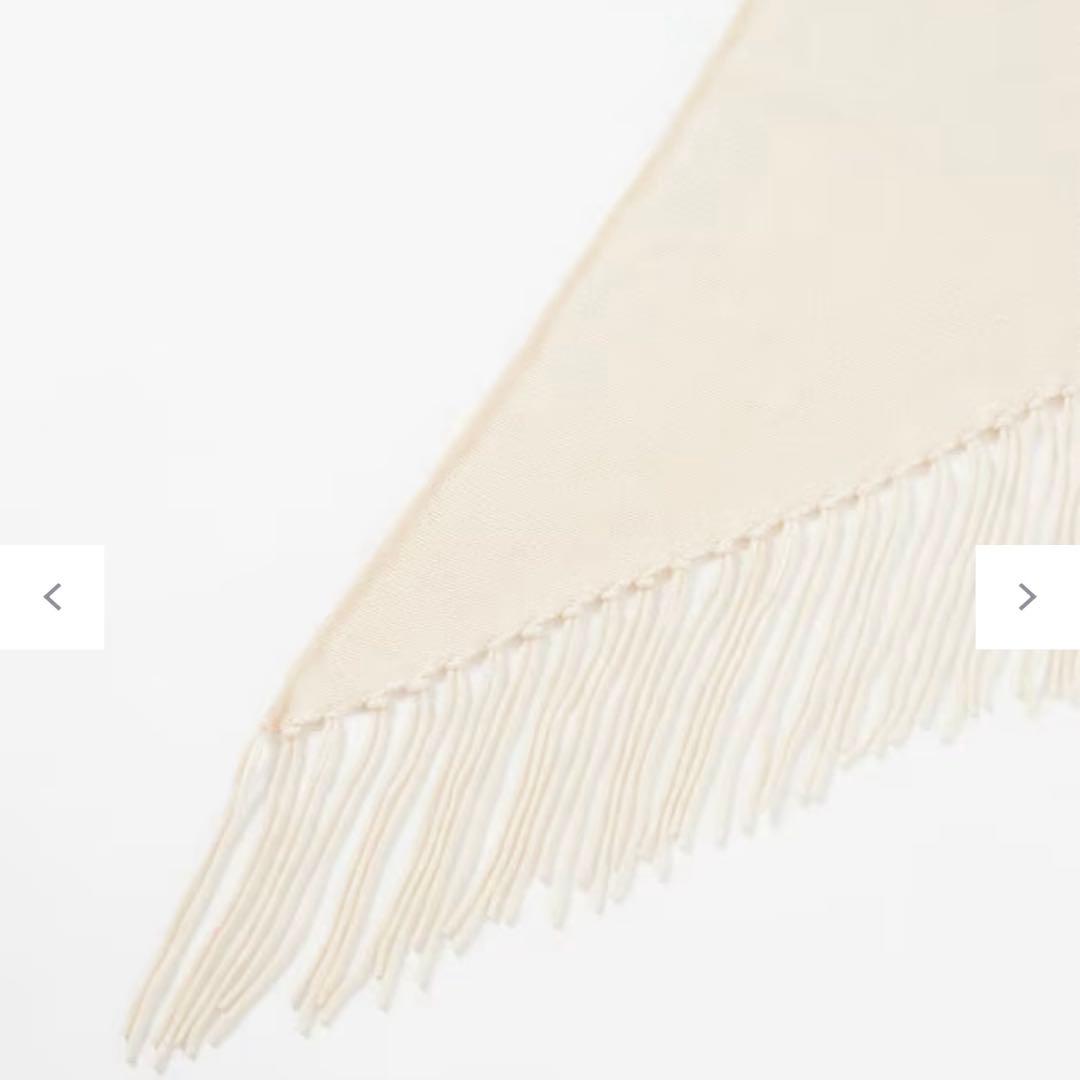 美品✨Josephジョセフ フリンジ付きカシミアストールショール/ベージュ