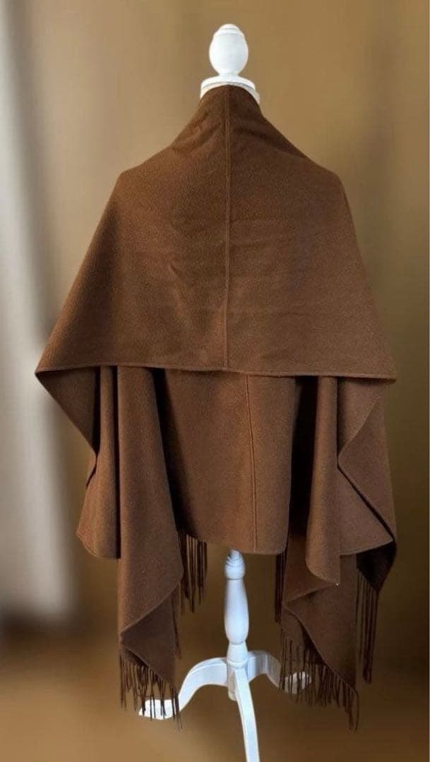 HERMES エルメス　ポンチョ　カシミヤ