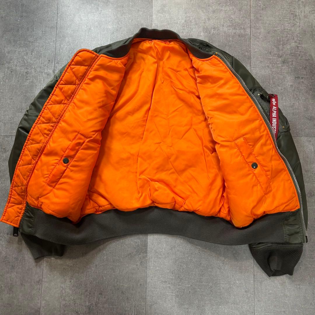 希少 極美品 ALPHA アルファWAIPER別注 MA-1CORE SPEC