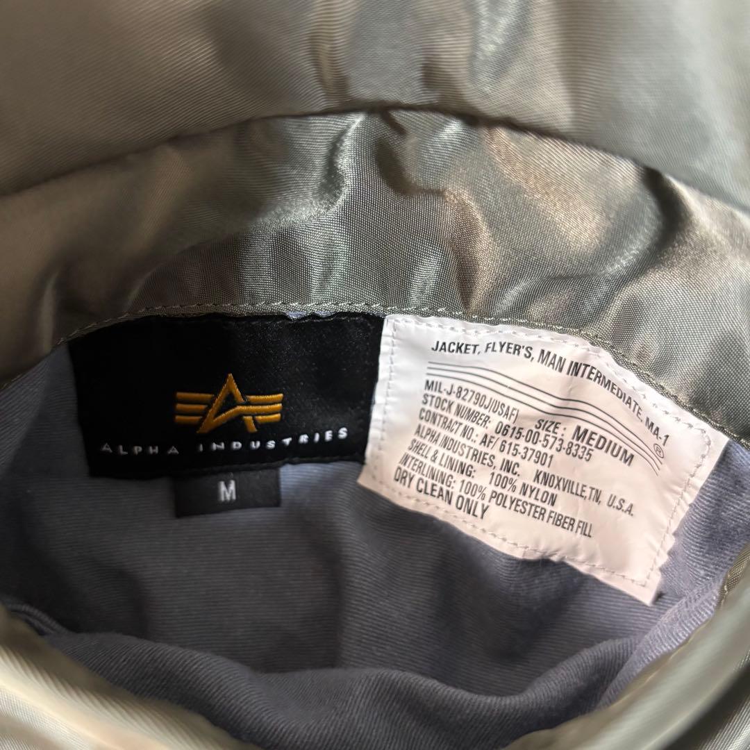 希少 極美品 ALPHA アルファWAIPER別注 MA-1CORE SPEC