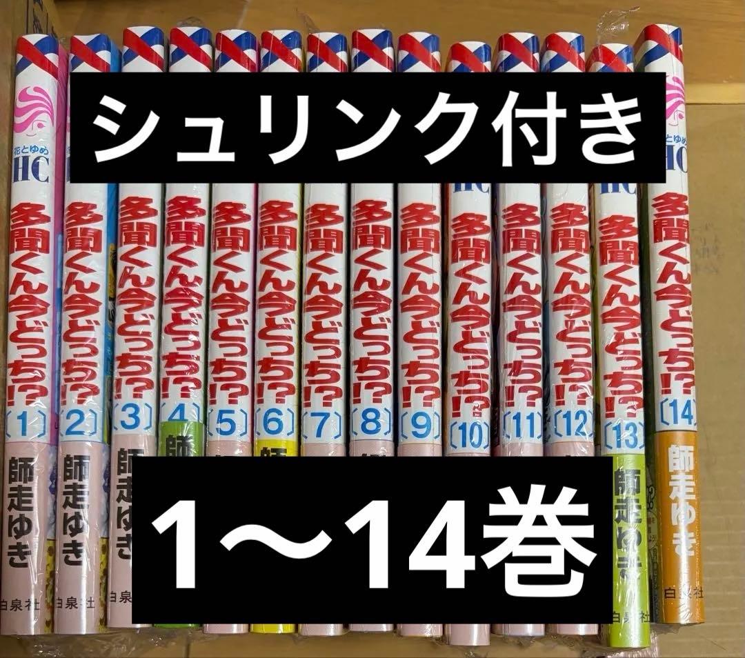 多聞くん今どっち！？ 1-14巻　 漫画全巻　既刊全巻 全巻セット　新品
