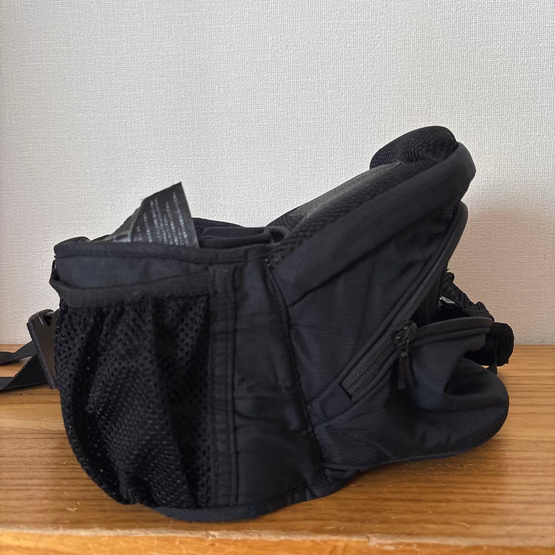 ポルバン アドバンス 黒 シングルショルダー付き ヒップシート