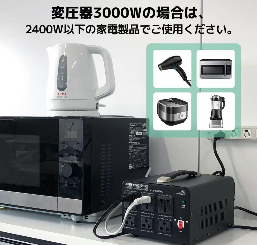 VTP-3000VA アップダウン変圧器