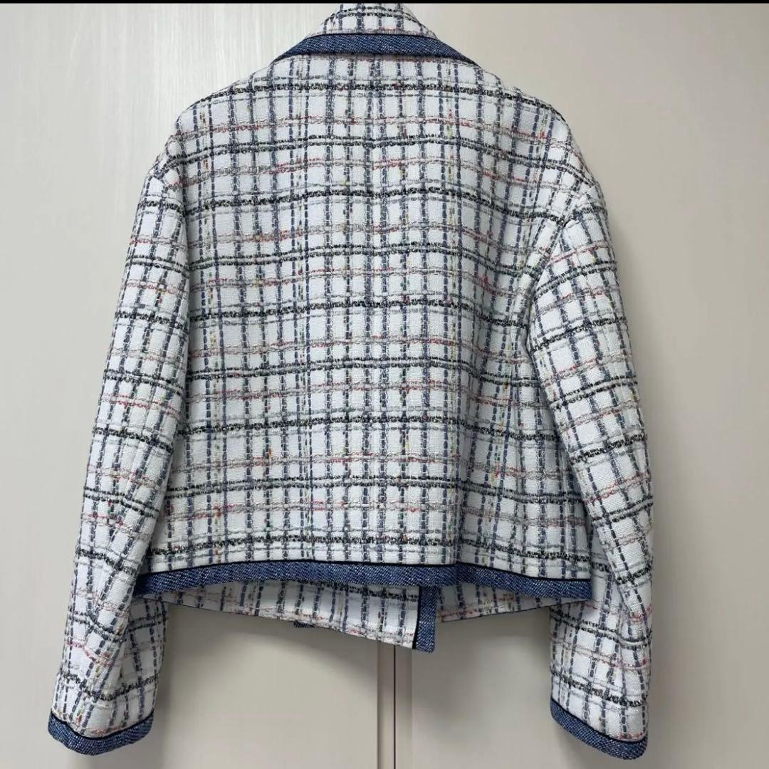 新品　Rene ルネ　ツイード　テーラード　ジャケット　34 LINTON