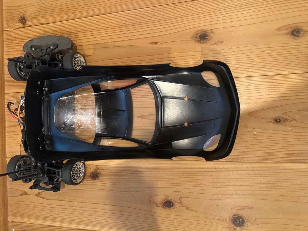 タミヤ　RC TT-01 ？　コルベットボディー　ラジコン