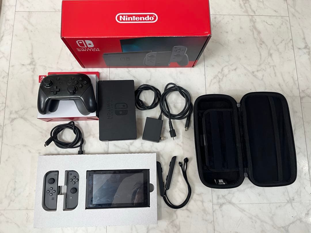 Nintendo Switch 本体 ケース + プロコン+おまけ