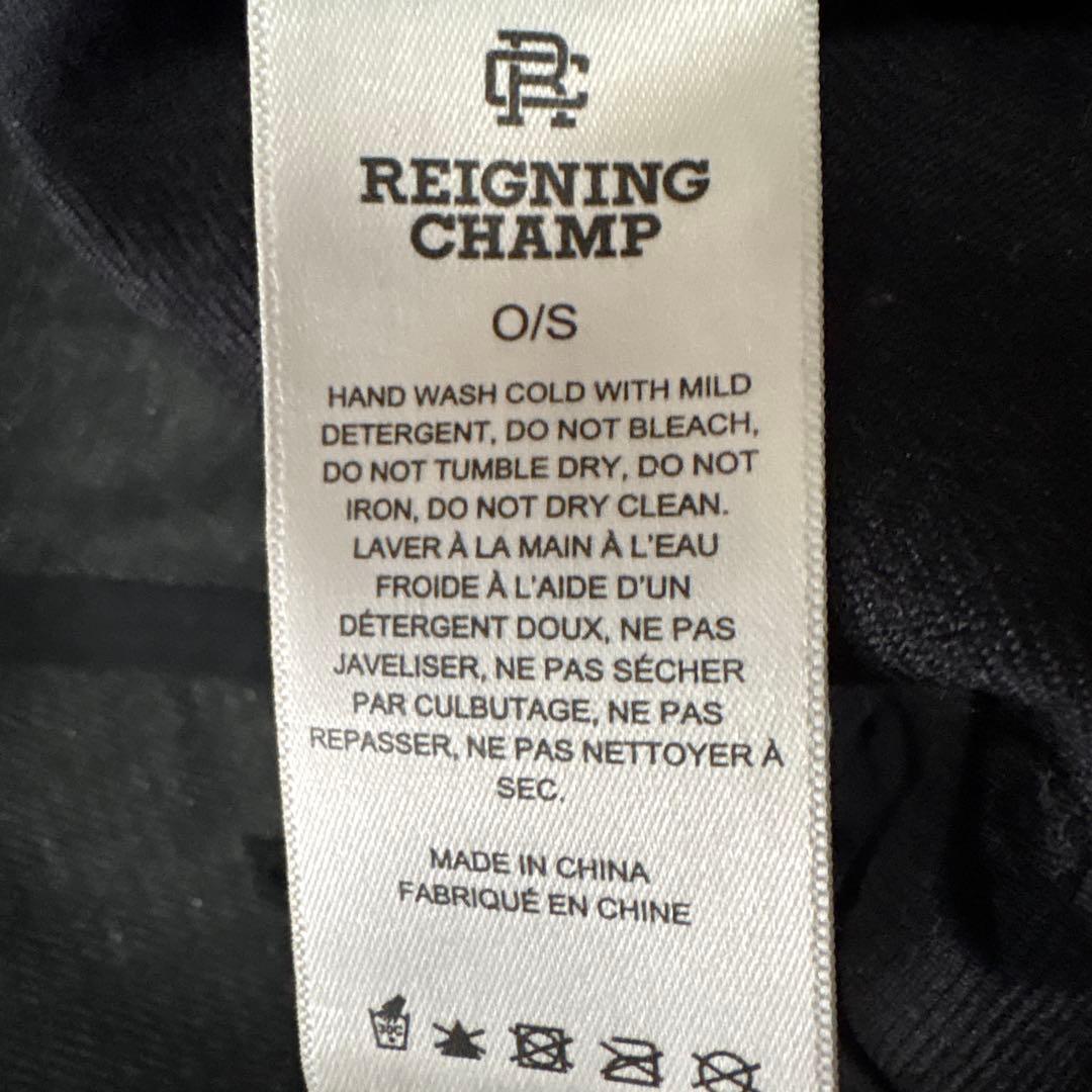 REIGNING CHAMP レイニングチャンプ モノグラム キャップ 黒
