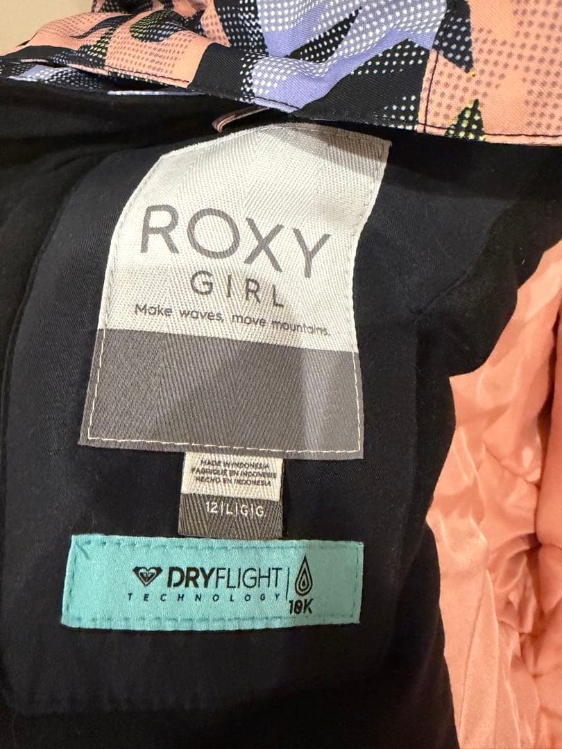 美品⭐︎Roxy スノーボードウェア 上下セット 140-150cm