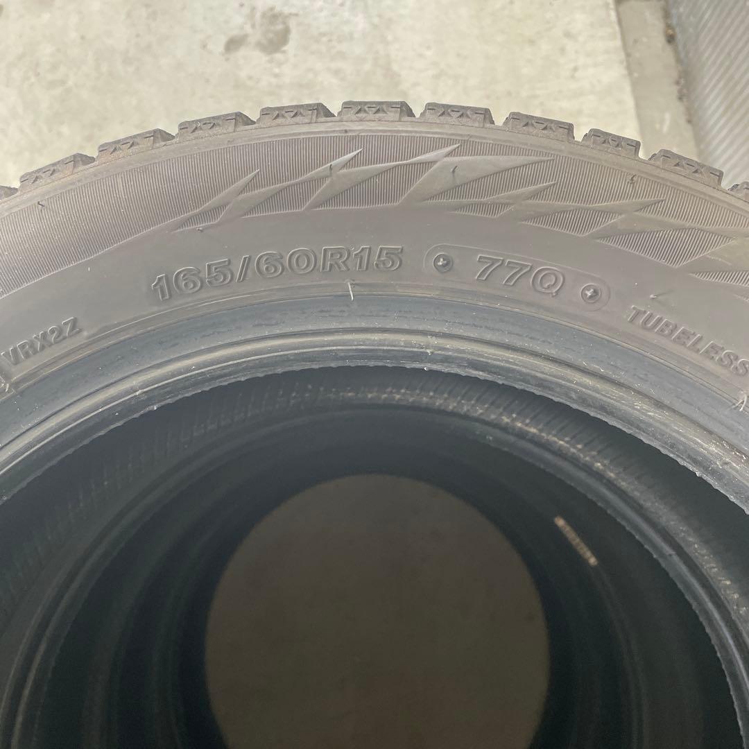 BS ブリヂストン　スタッドレス　165/60R15中古4本　23年製　送料込