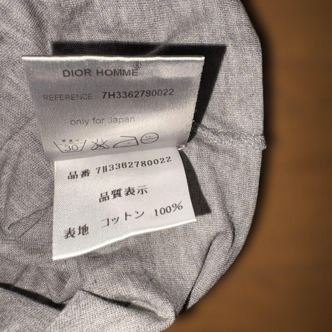 DiorHOMME ディオールオム グレー bee Tシャツ L