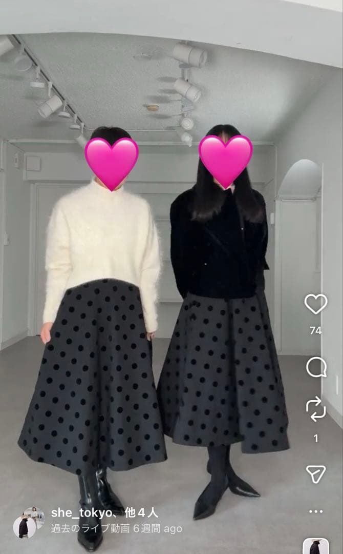 新品 SHE Tokyo Elliy Dot 34