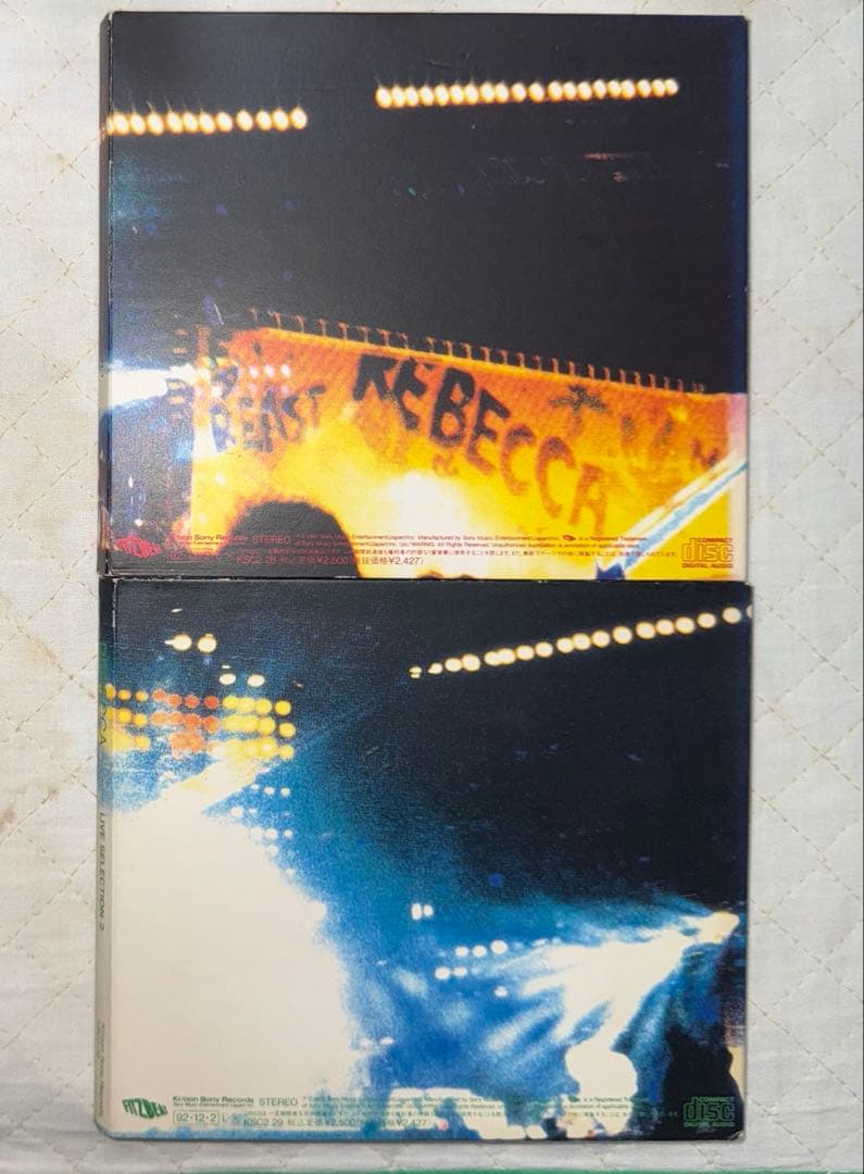 2CD！REBECCA / LIVE SELECTION 1 & 2 /レベッカ
