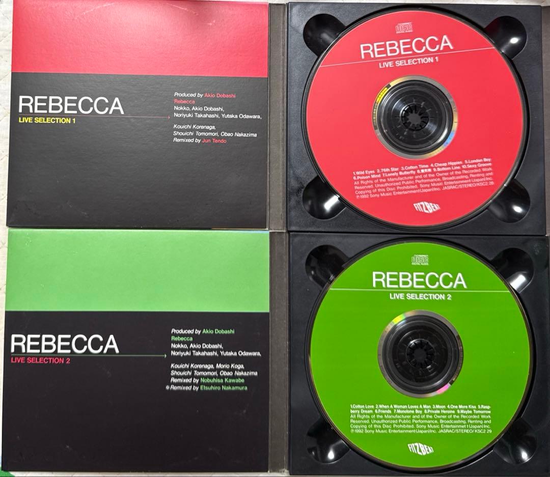 2CD！REBECCA / LIVE SELECTION 1 & 2 /レベッカ