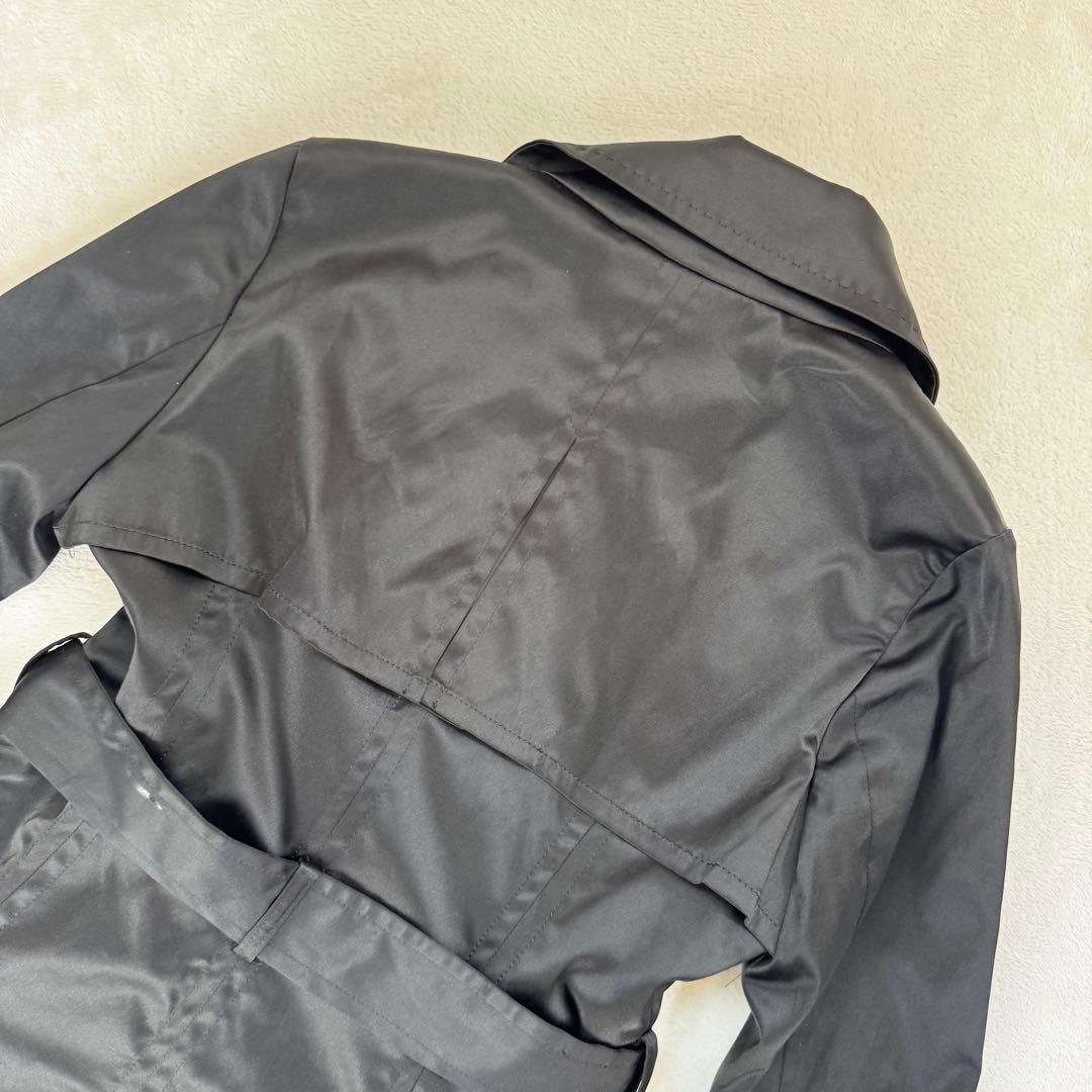 BURBERRY BLUE LABEL トレンチコート ワンピース　38 黒
