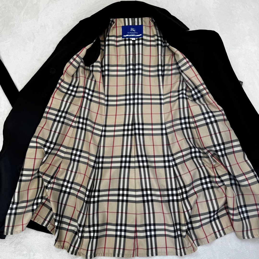 BURBERRY BLUE LABEL トレンチコート ワンピース　38 黒