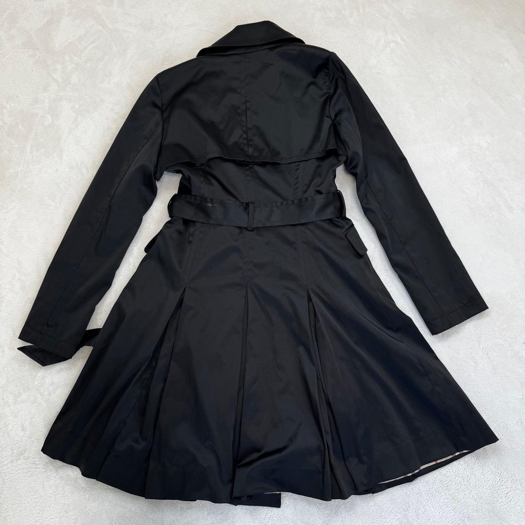 BURBERRY BLUE LABEL トレンチコート ワンピース　38 黒