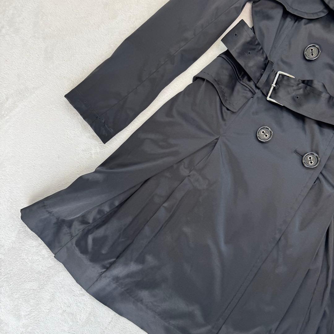 BURBERRY BLUE LABEL トレンチコート ワンピース　38 黒