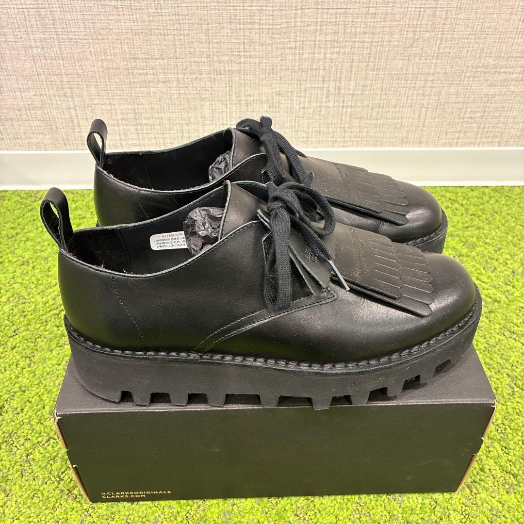 クラークス　エンジニアードガーメンツ　デザートカーン　ブラックスムース