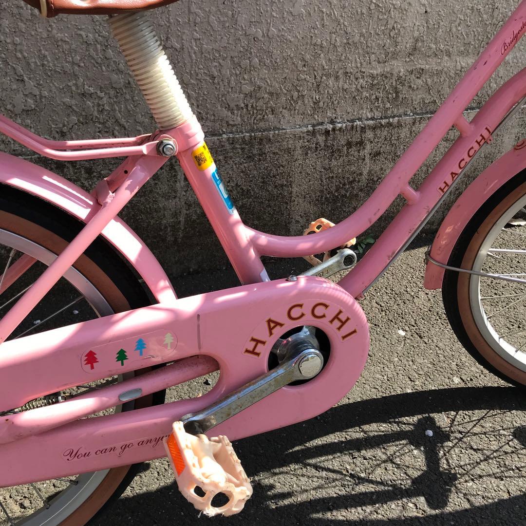 な（引き取り限定）ブリヂストン HACCHI ハッチ 18インチ ピンク