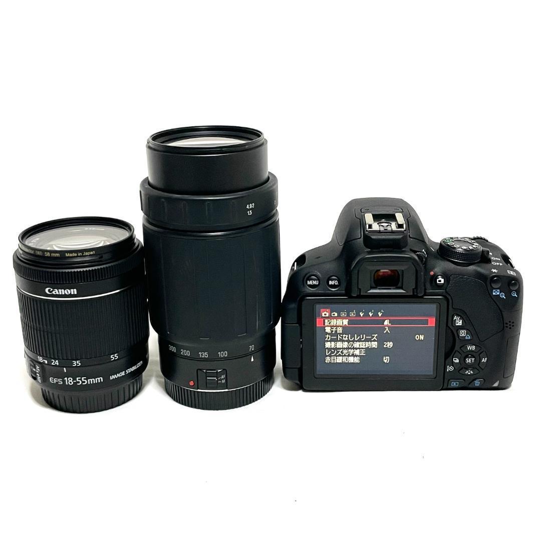 初心者から使いやすい❣️ Canon EOS Kiss X7i 超望遠Wレンズ