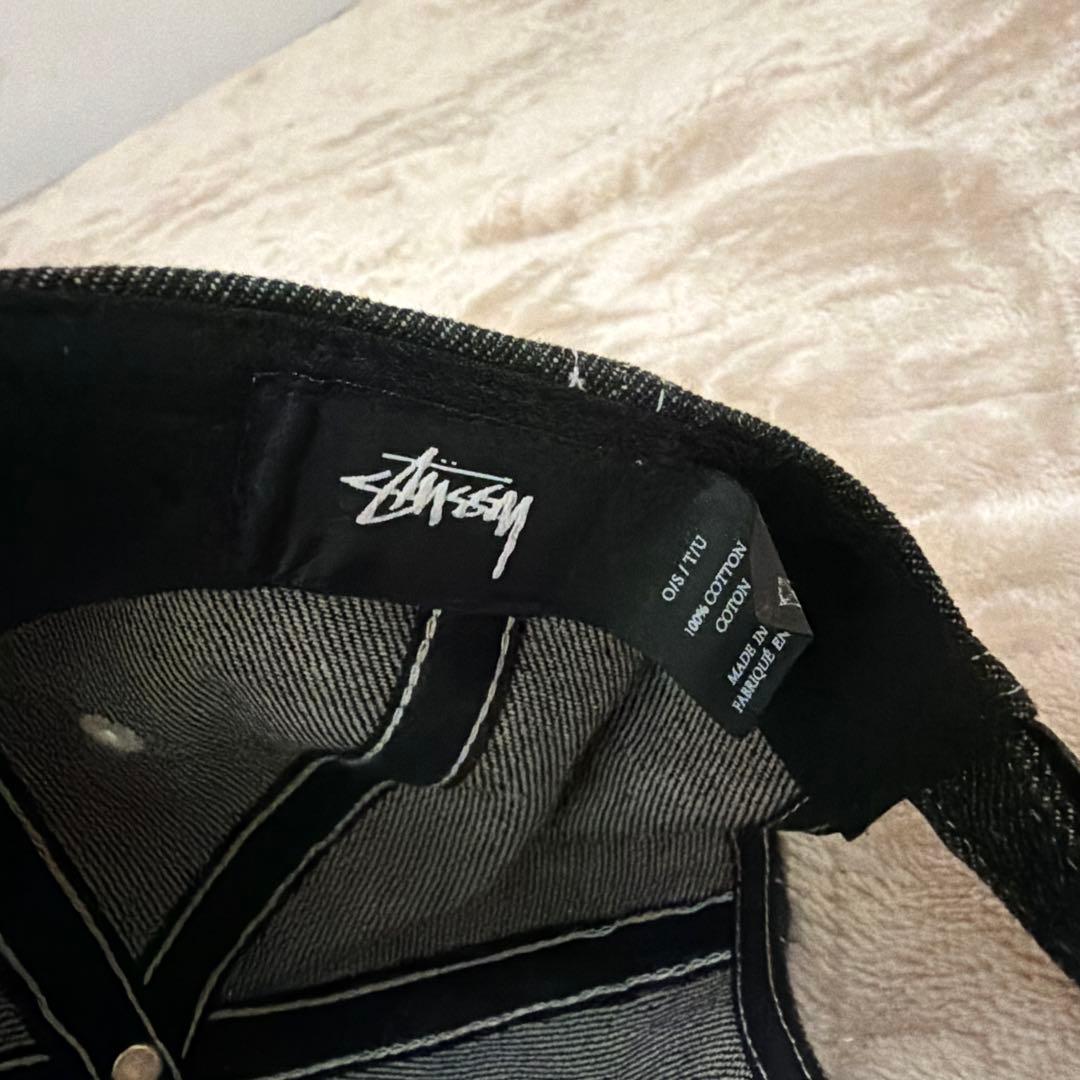 【希少】Stussy ブラックデニムキャップ