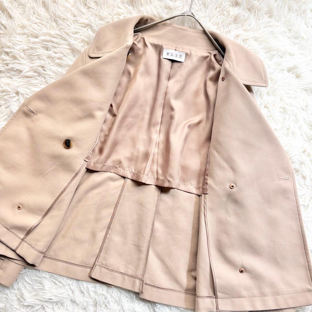 ✨PLST✨ショートトレンチコート　ベージュ　S 入学式