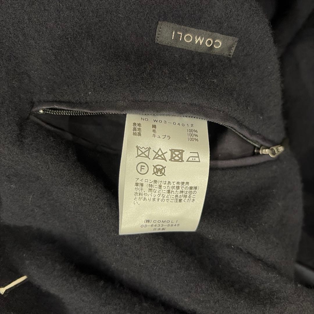 COMOLI 22AW ベンタイルコットンフーデッドコート
