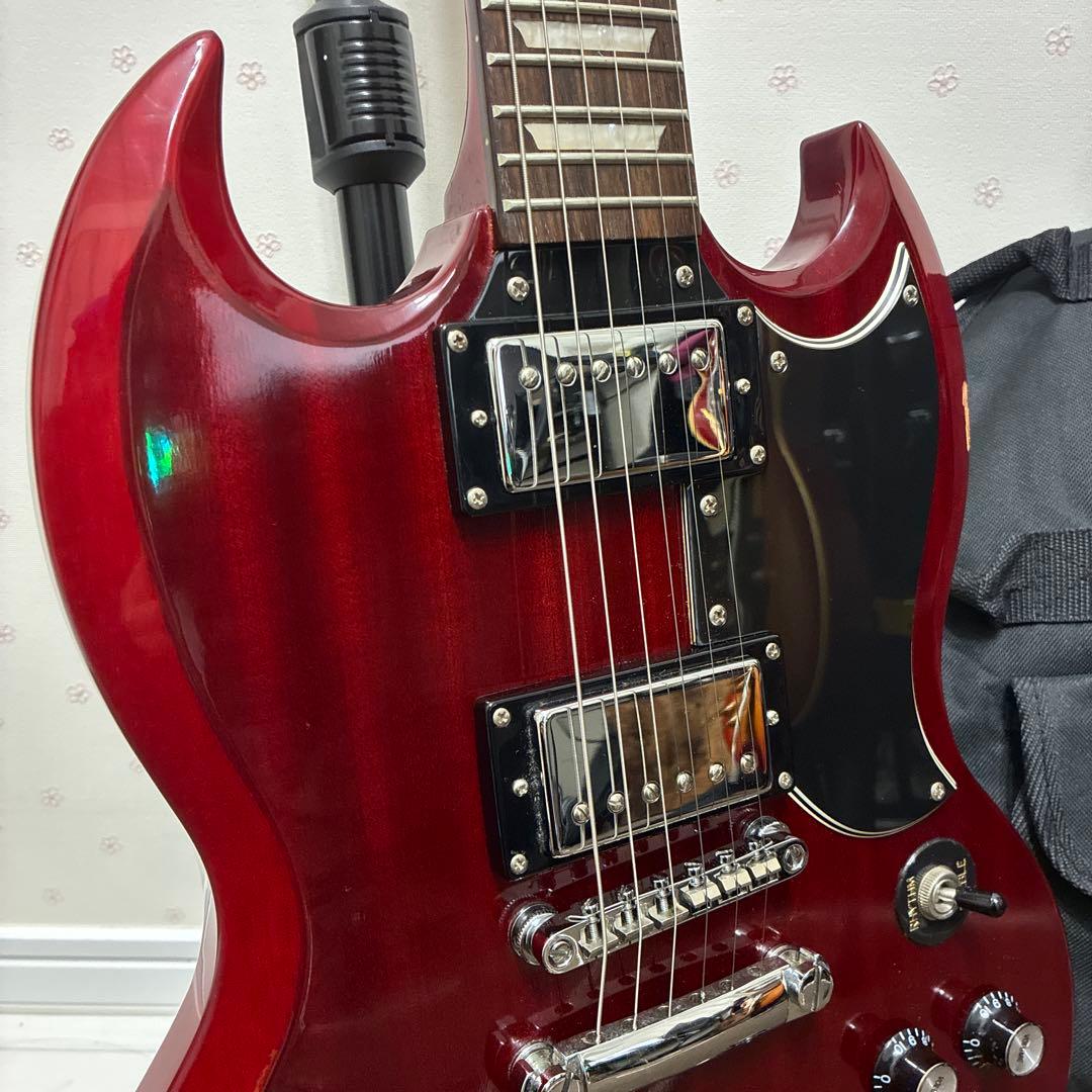 【ソフトケース付き】エピフォン　SG epiphone 赤　【2006年製】