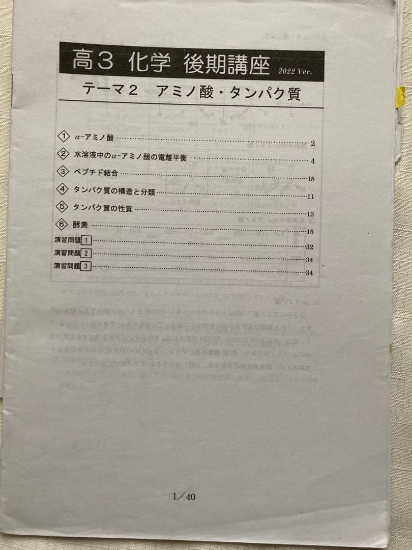 【西大和学園限定授業　大西哲男先生】 化学
