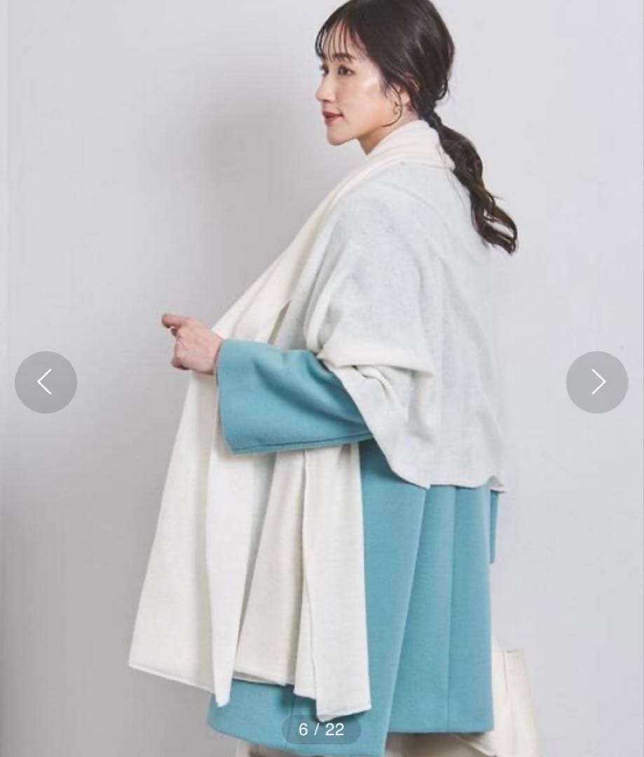 未使用品　ユナイテッドアローズ　カシミア　ニットストール